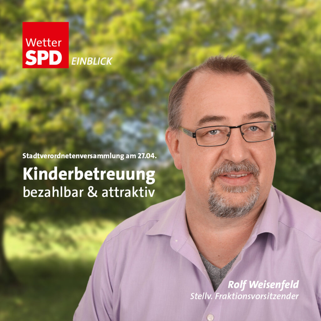 Rolf Weisenfeld, stellv. SPD-Fraktionsvorsitzender